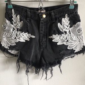 Wrangler jean shorts